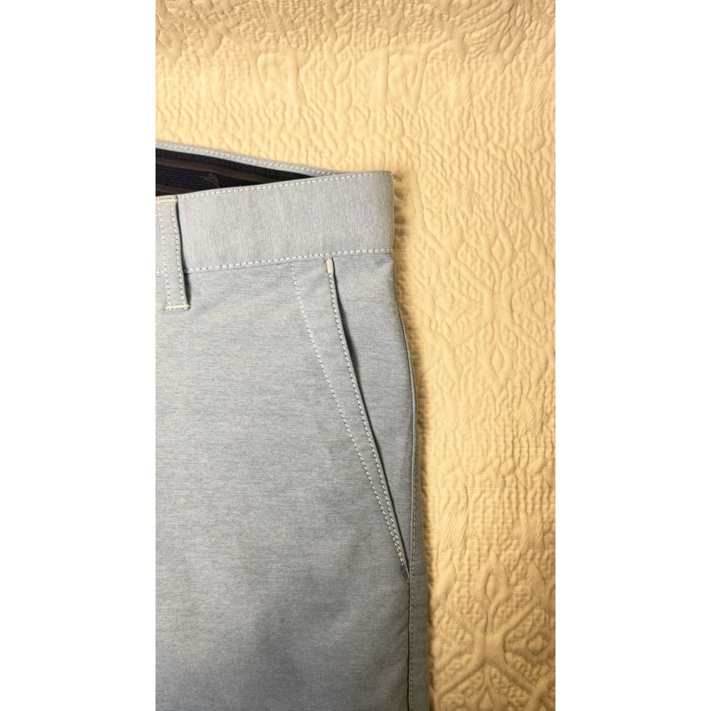 Excellent Tommy Bahama Men's Solid Lt. Blue Golf Shorts Size 30 Hawaian Style - Picture 7 of 16